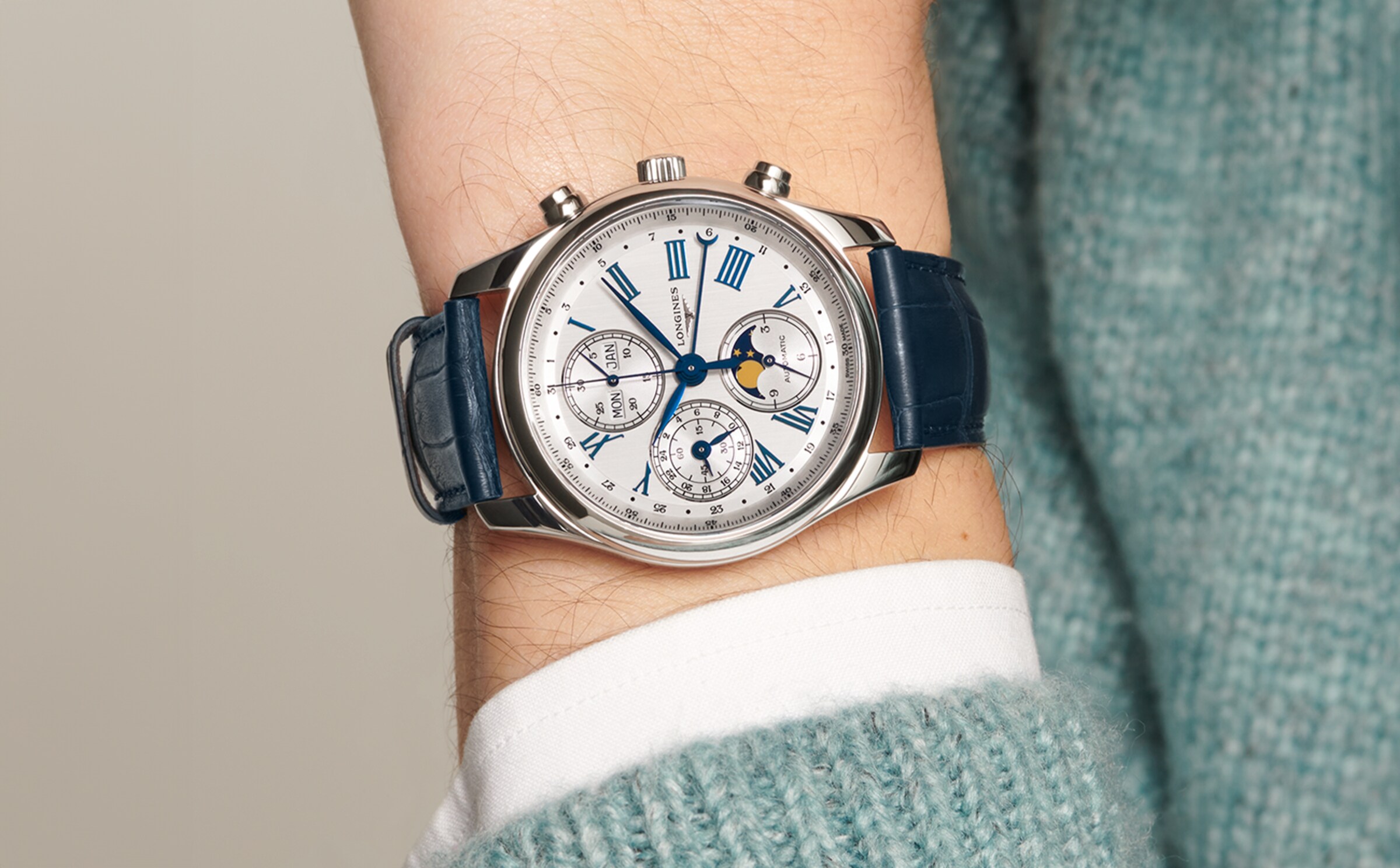 Longines master collection chronograph push block 1600X992 desktop