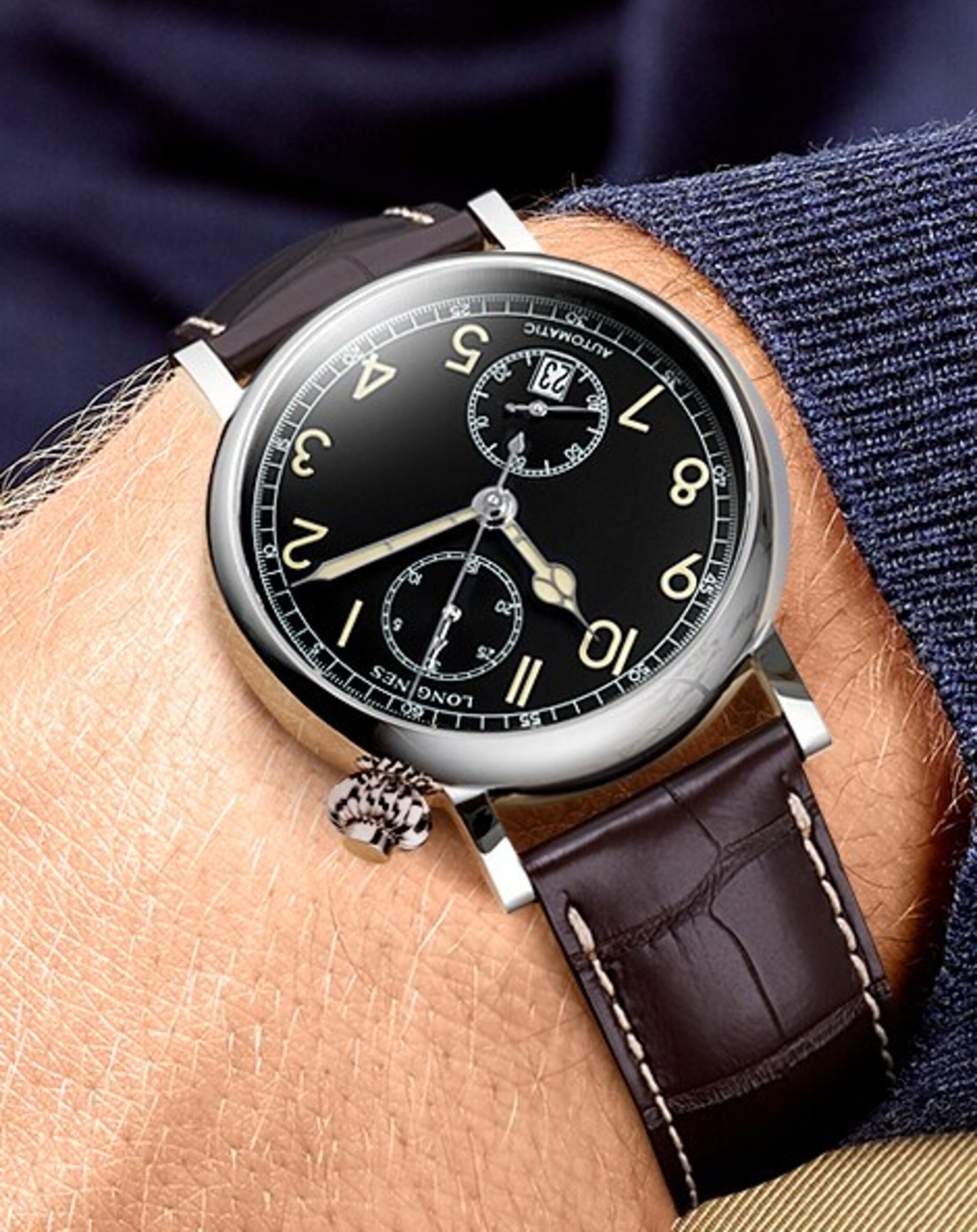 a Longines Heritage watch