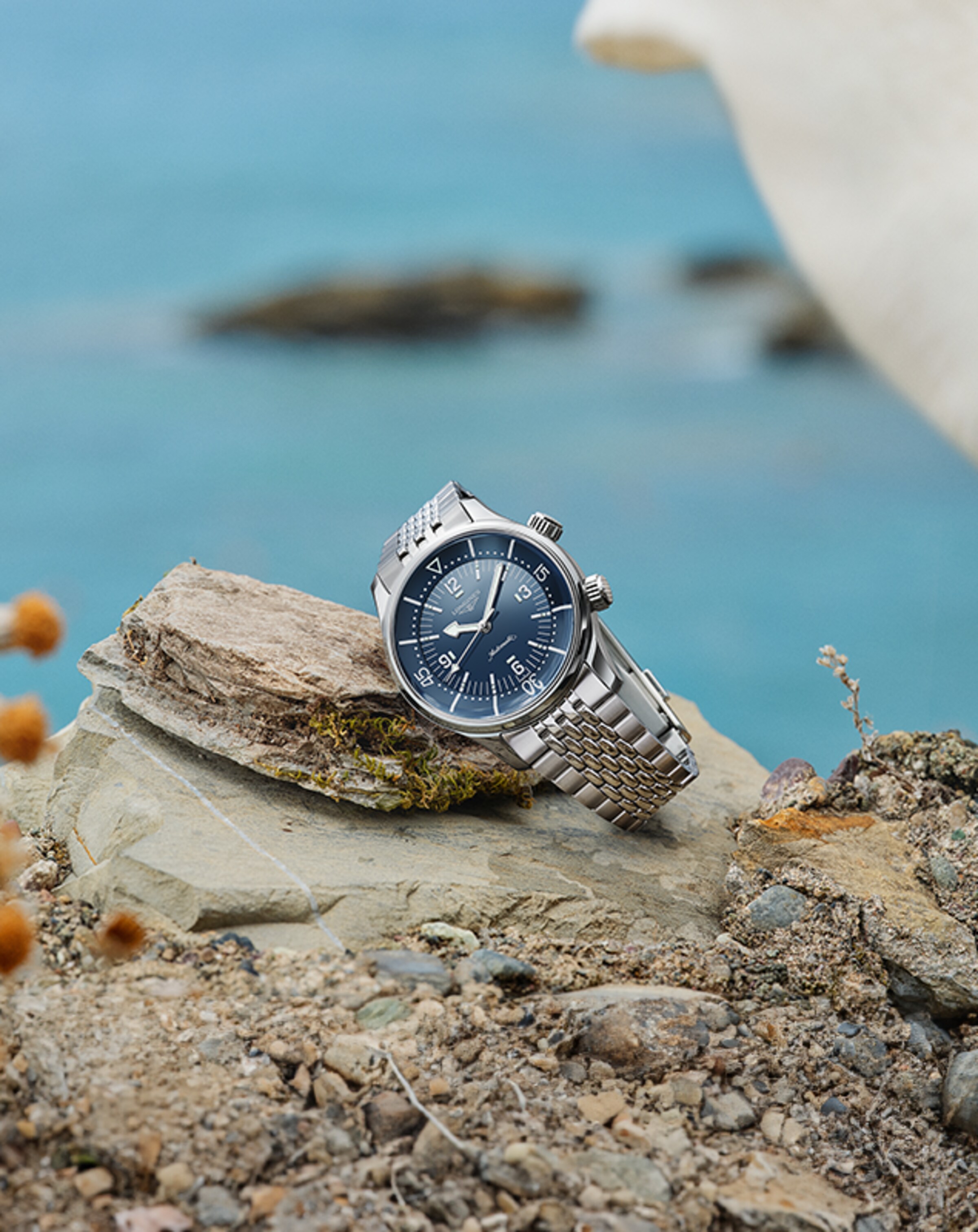 Longines Legend Diver in blue dial and steel bracelet L3.764.4.90.6 800X800 Blog