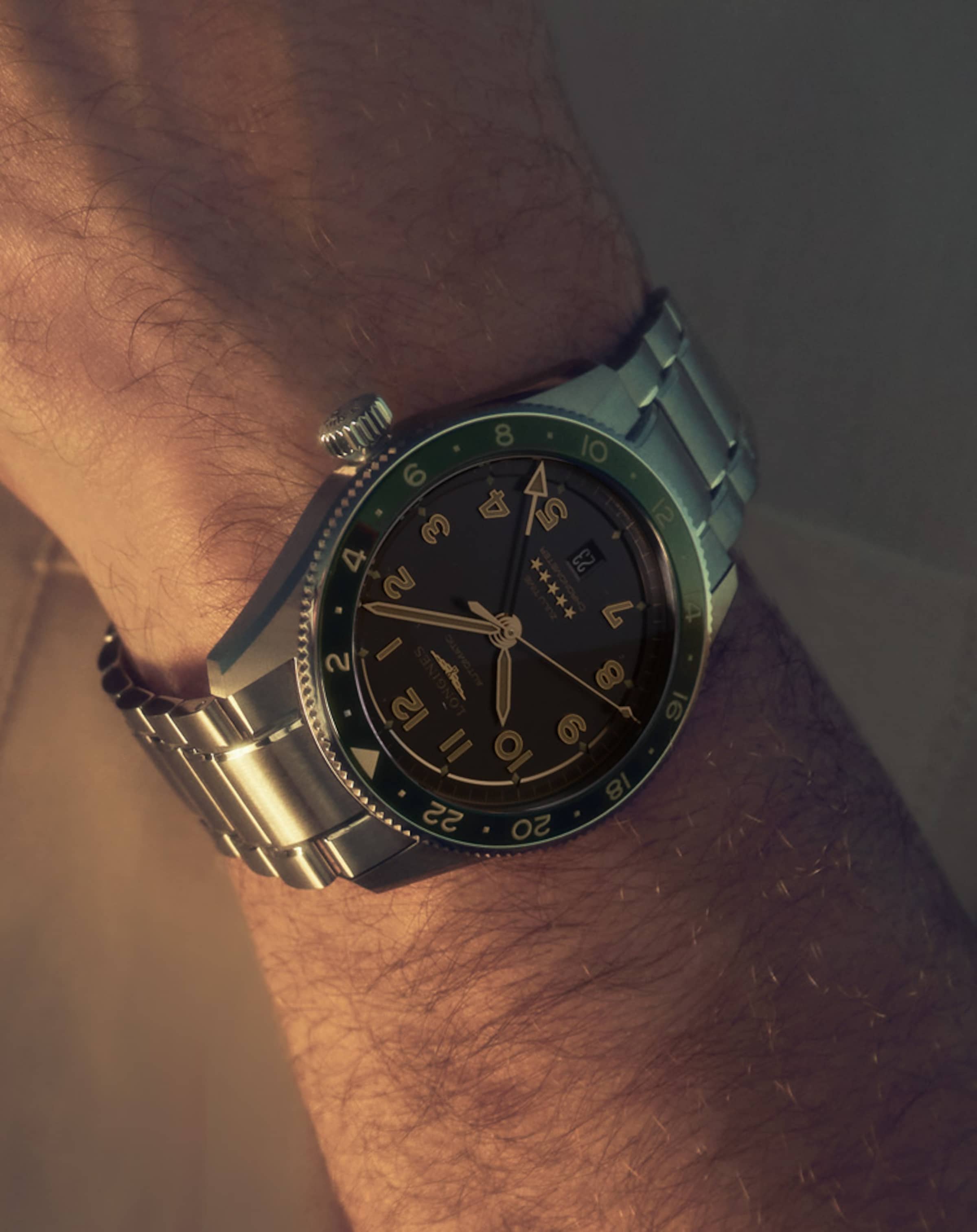 a Longines automatic watch