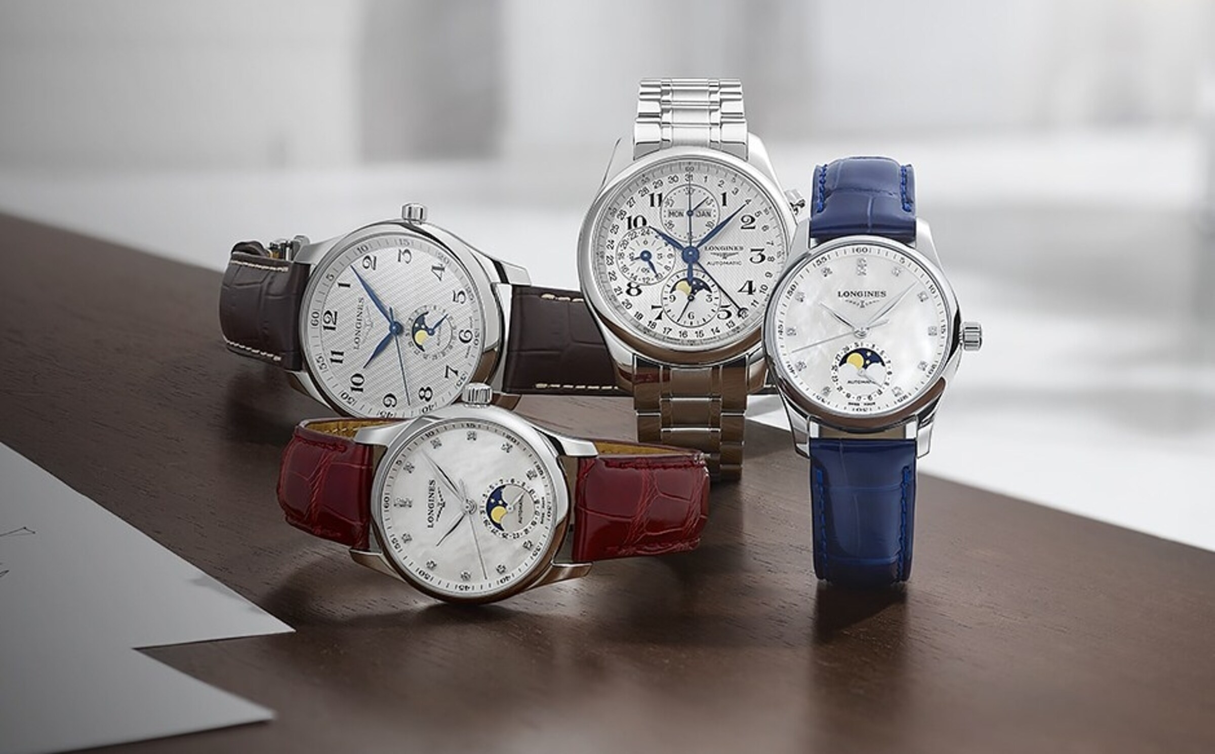 The Longines Master Collection moonphase 4 models