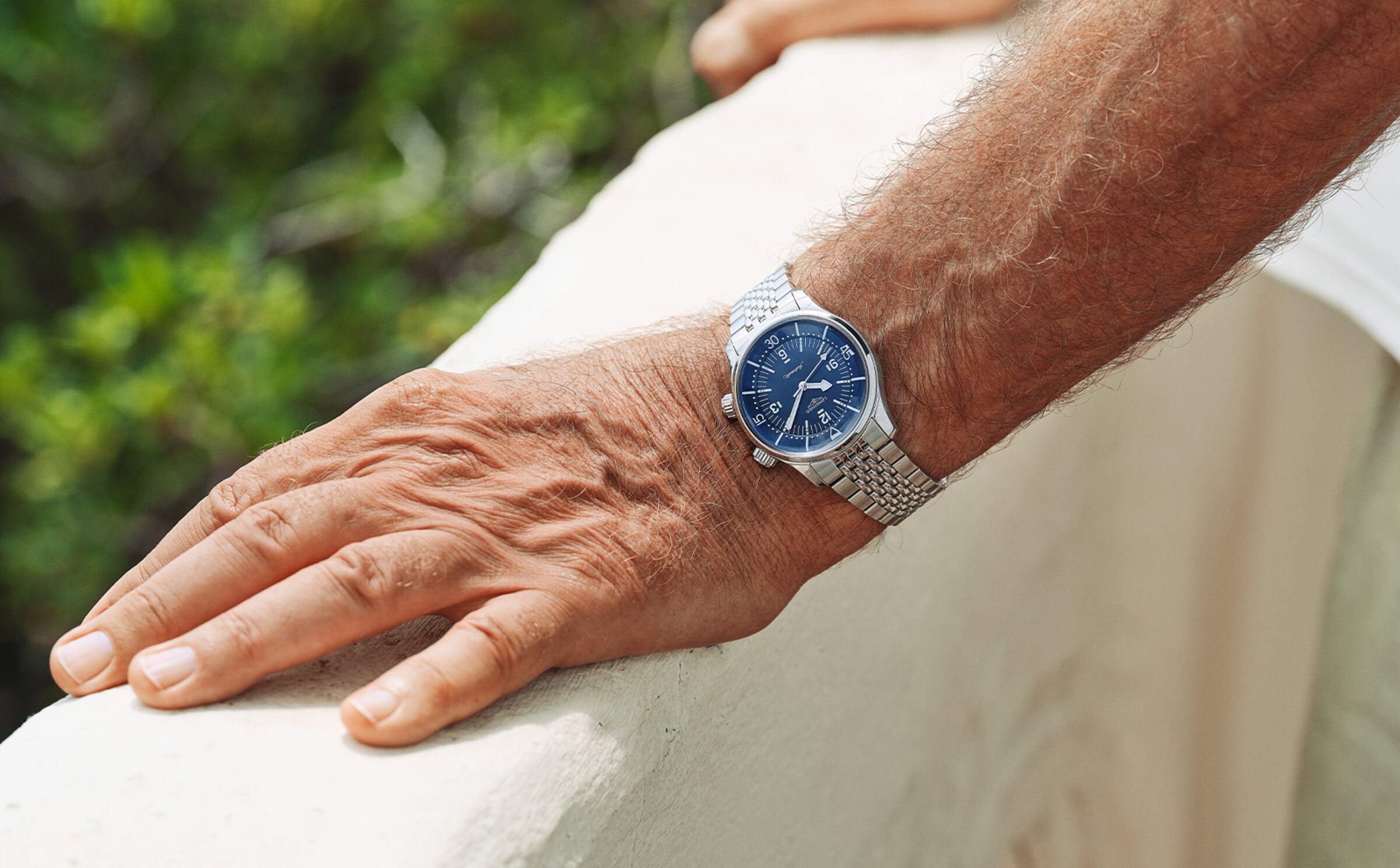 Longines Legend Diver in blue dial and steel bracelet L3.764.4.06.6